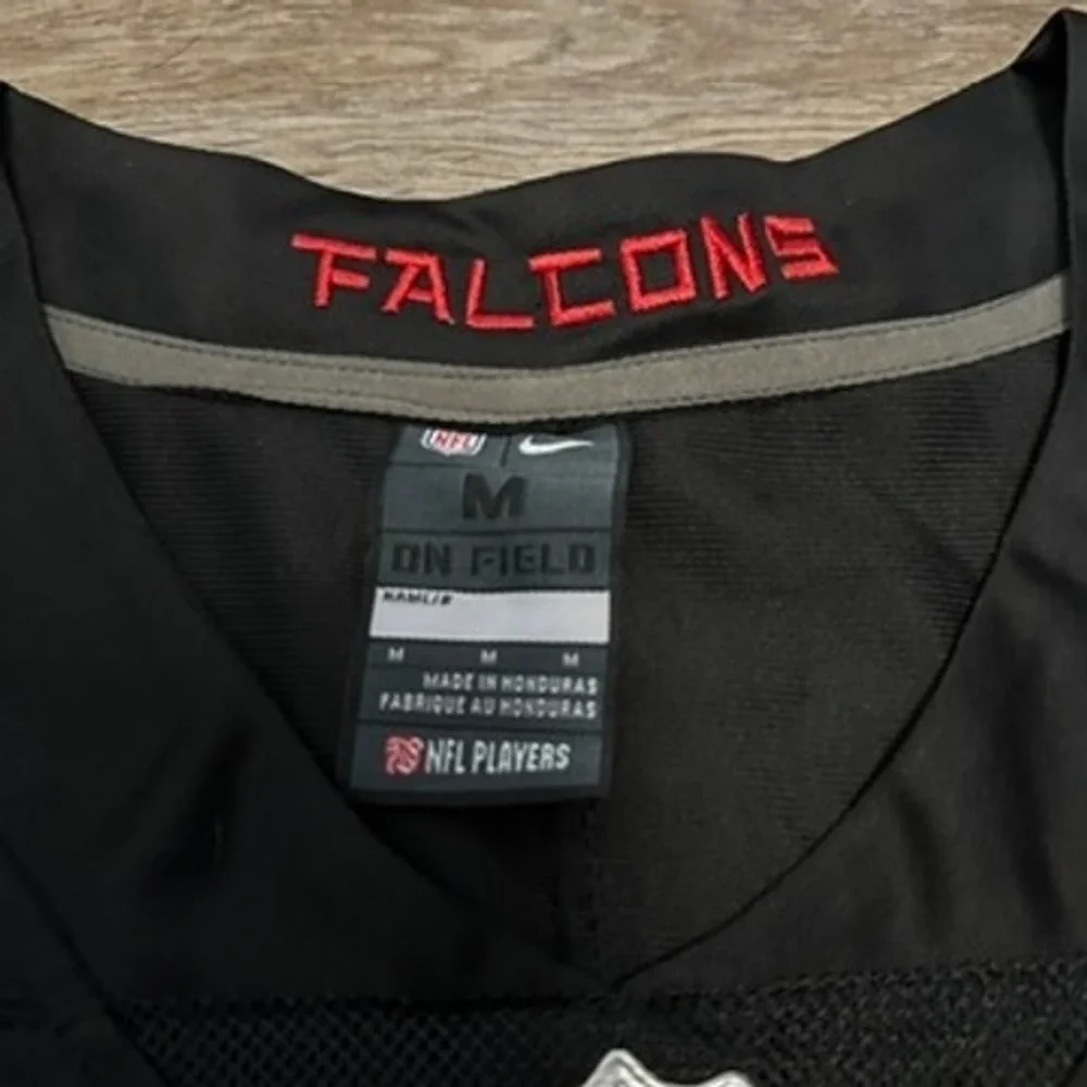 Nike Atlanta Falcons Younghoe Koo 7 On Field Jersey Mens Medium Black Red NFL